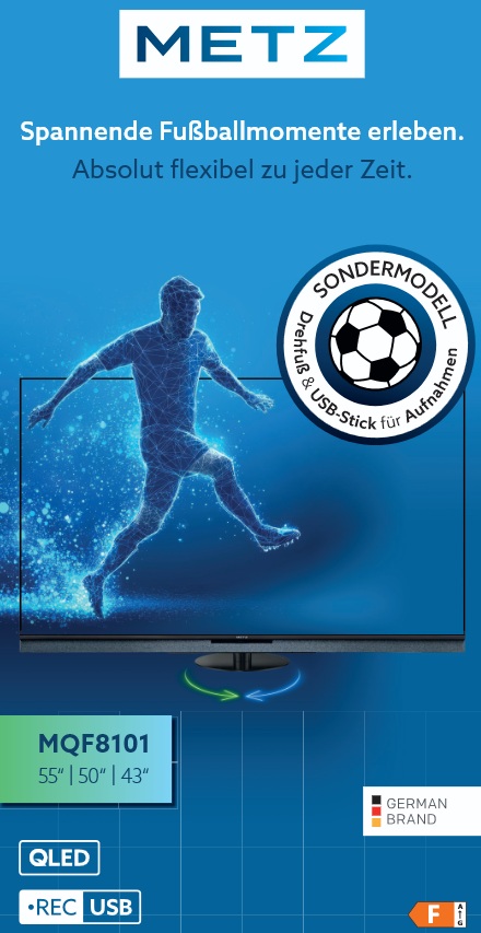 MetzBlue Sondermodell mit Aufnahme