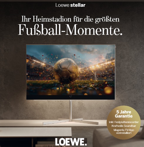 Loewe Stellar mit 5 Jahren Garantie
